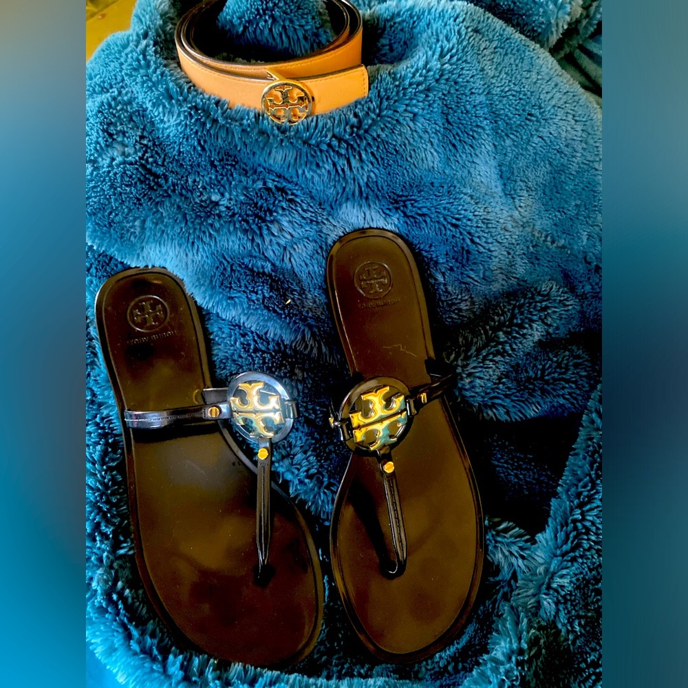 Tory Burch Matching Belt With Matching Sandals - image 1